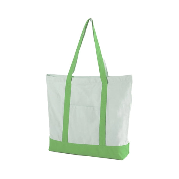 12oz Canvas Boat Tote Bag w/Pocket