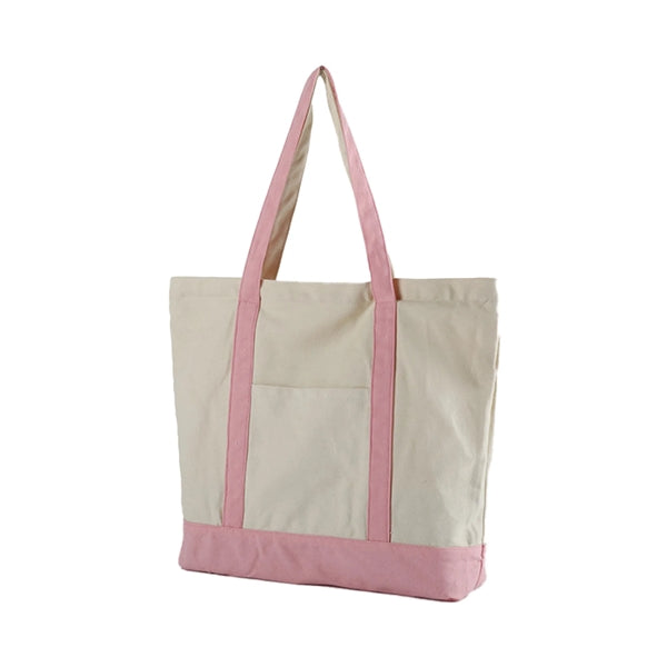 12oz Canvas Boat Tote Bag w/Pocket
