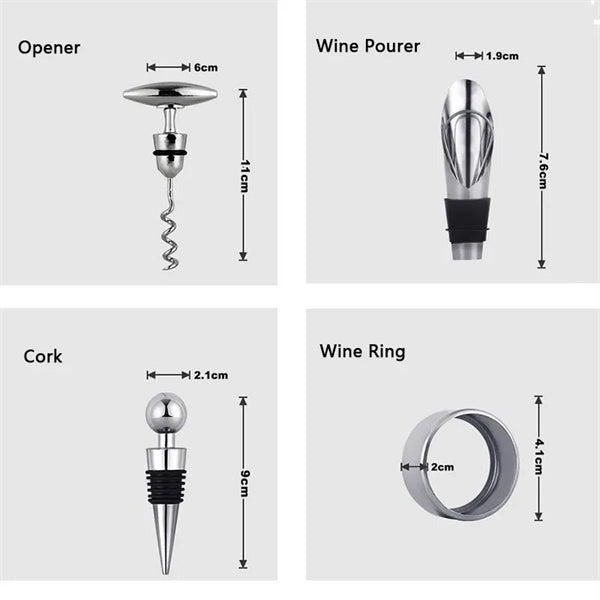 4 Pieces Wine opener set