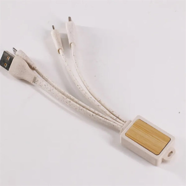 Eco Bamboo Charging Cable