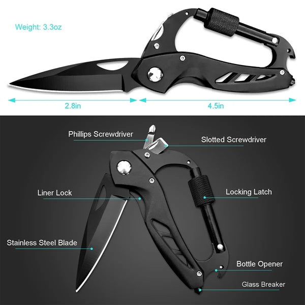Multi-Functional Mountaineering Buckle Knife
