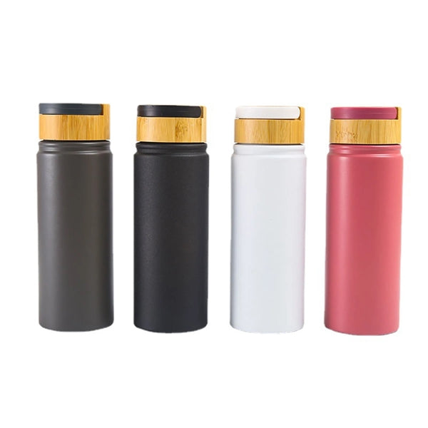 Water Bottles With Bamboo Lid