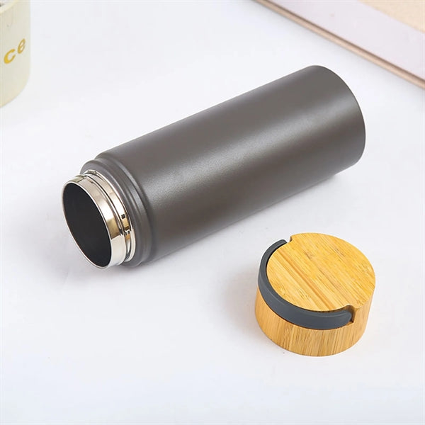 Water Bottles With Bamboo Lid