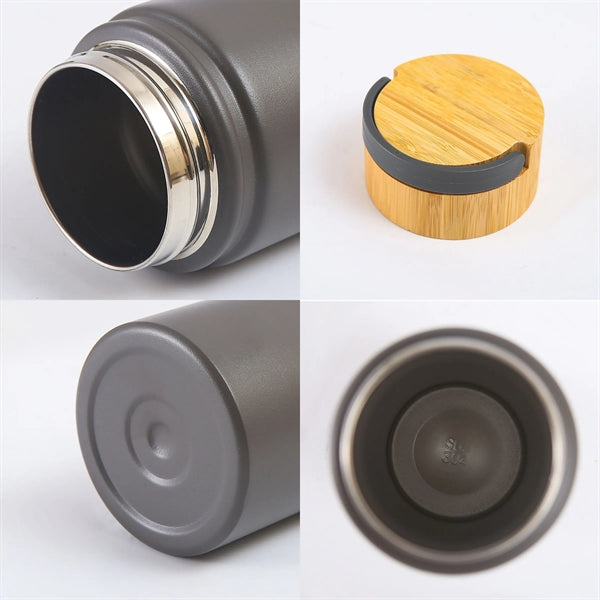 Water Bottles With Bamboo Lid