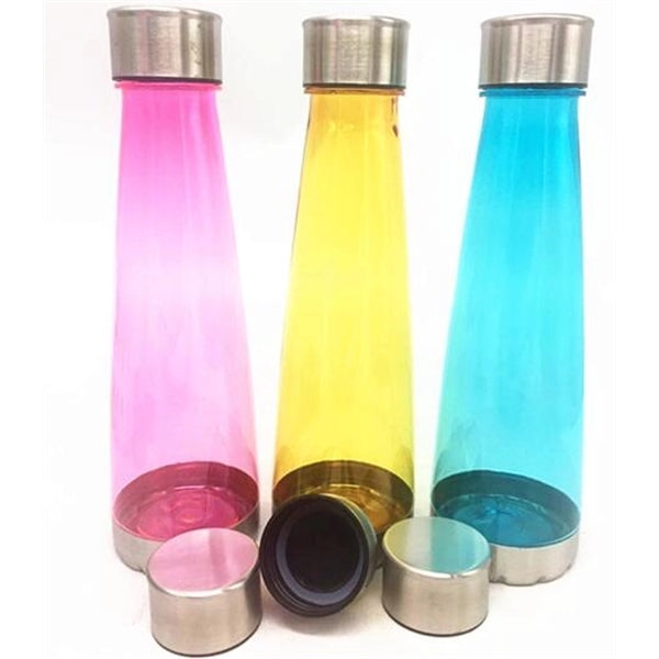15 Oz. Single Wall Plastic Water Bottle
