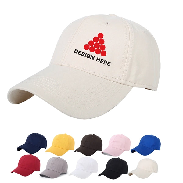 Embroidered Low profile Baseball Twill Cap