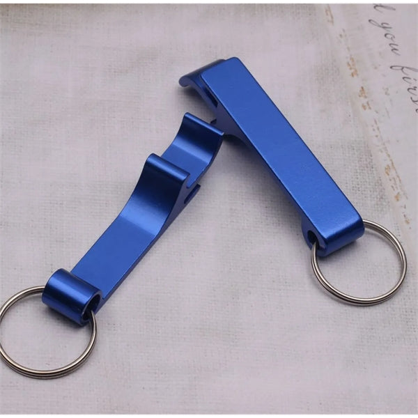 Multicolor Aluminum Bottle Opener Keychain