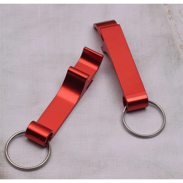 Multicolor Aluminum Bottle Opener Keychain