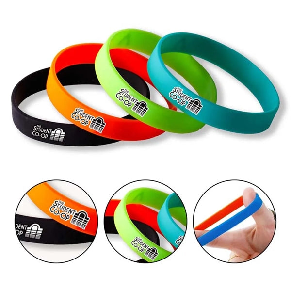 Silicone Rubber Wristband Bracelet