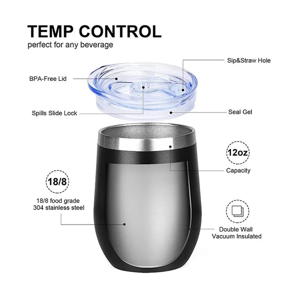 12 OZ Stainless Steel Travel Tumbler