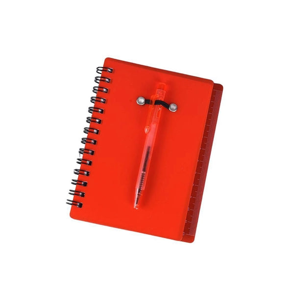 Mutilfuctional Spiral Notebook with Sticky Note Pen