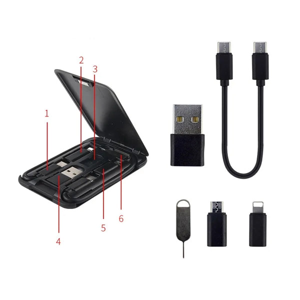 6 In 1 Charging Cable Kit