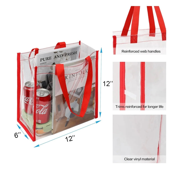 Clear Stadium Approved Tote Bags