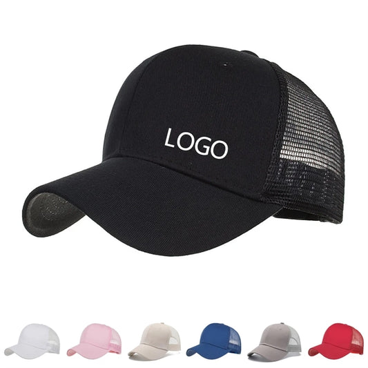 Cotton Mesh 6-Panel Baseball Cap