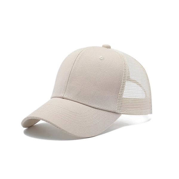 Cotton Mesh 6-Panel Baseball Cap