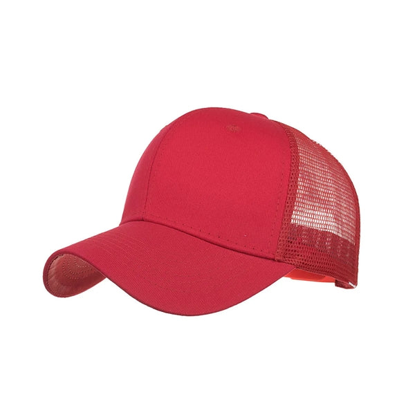 Cotton Mesh 6-Panel Baseball Cap
