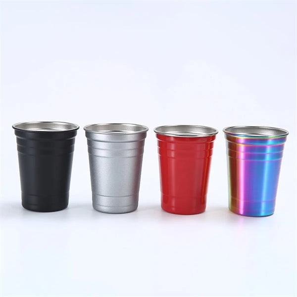 16 Oz Durable Stainless Steel Party Cup