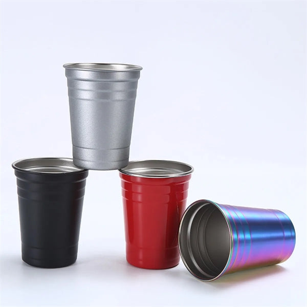 16 Oz Durable Stainless Steel Party Cup