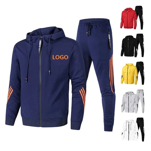 Leisure Outdoor Sports Hoodie Set W/ Zipper