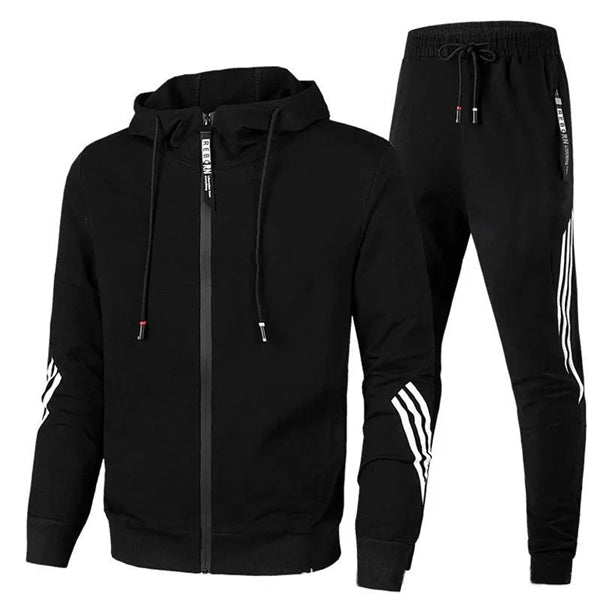 Leisure Outdoor Sports Hoodie Set W/ Zipper