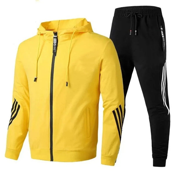 Leisure Outdoor Sports Hoodie Set W/ Zipper