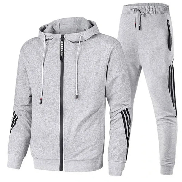 Leisure Outdoor Sports Hoodie Set W/ Zipper