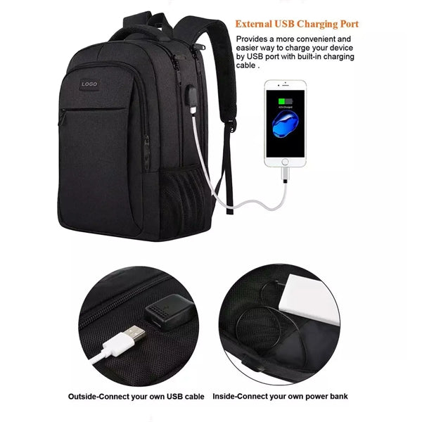 Large Capacity Multi-Function USB Backpack