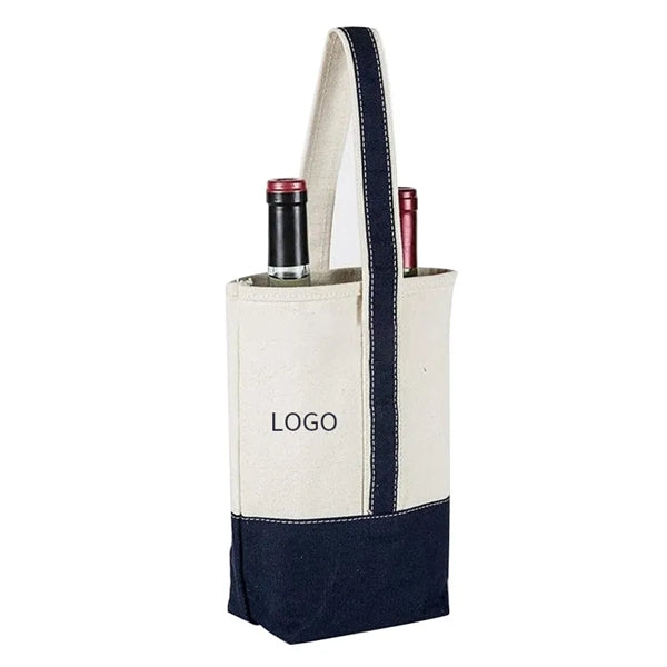 Canvas Wine Tote Bag