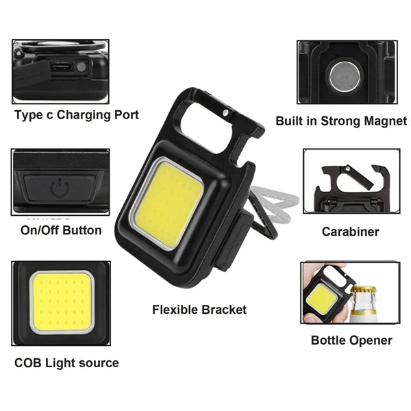 COB Keychain Work Light