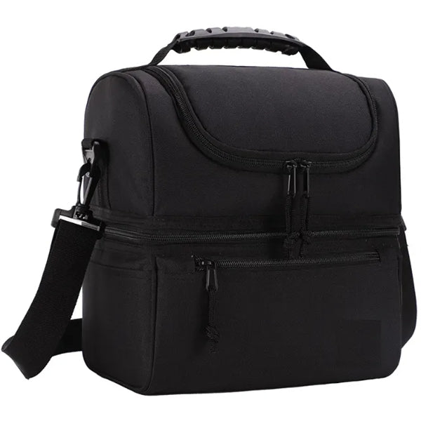 Lunch cooler with handle