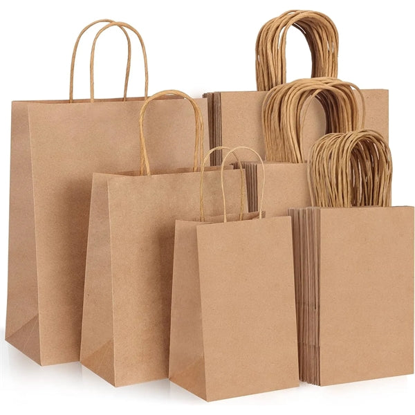 Kraft Paper Gift Bag With Handles