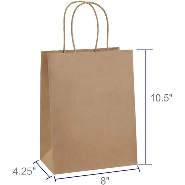 Kraft Paper Gift Bag With Handles