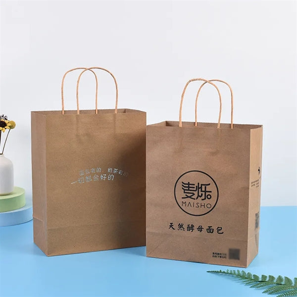 Kraft Paper Gift Bag With Handles
