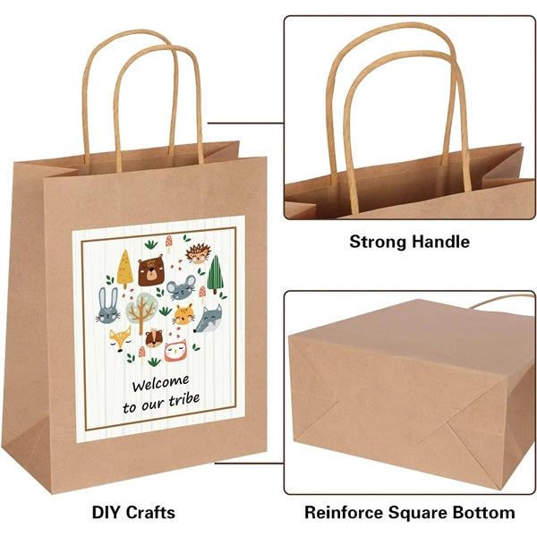 Kraft Paper Gift Bag With Handles