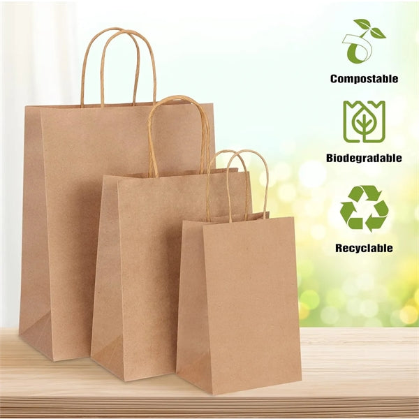Kraft Paper Gift Bag With Handles