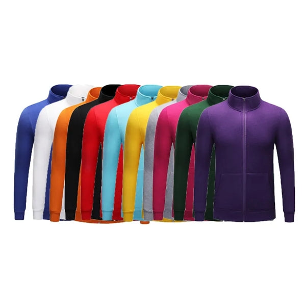 Stand Collar Fleece Hoodie Men&Women