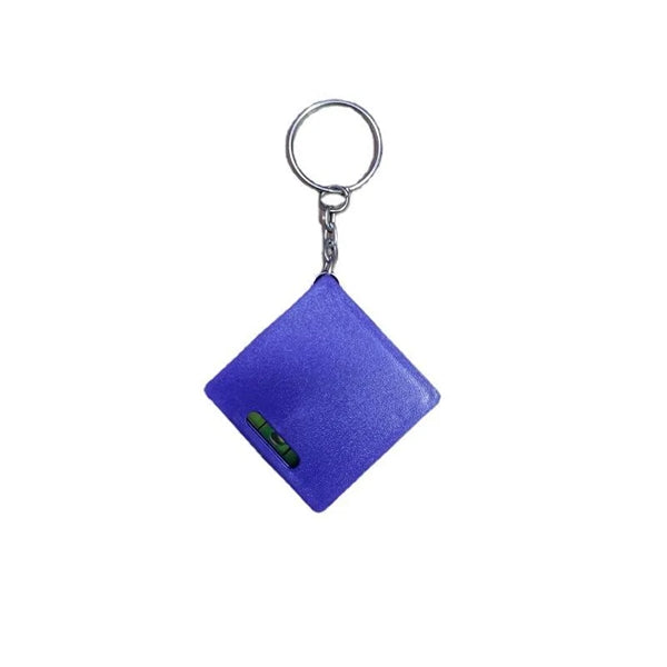 Square Level Tape Measure With Keychain