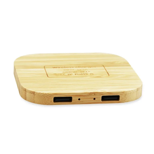 Bamboo Square Wireless Charger