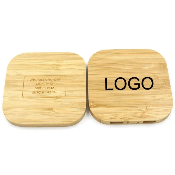 Bamboo Square Wireless Charger