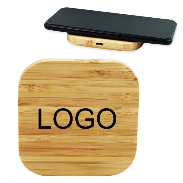 Bamboo Square Wireless Charger