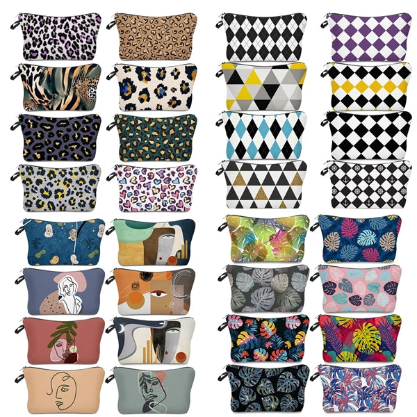 Cosmetic Bag Zipper Purse Pouch