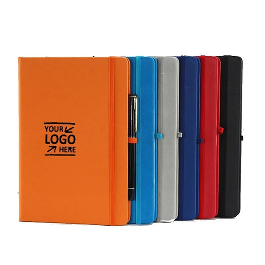 Elastic Strap Journal Notebook With Pen Loop