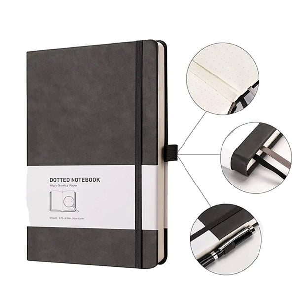 Elastic Strap Journal Notebook With Pen Loop