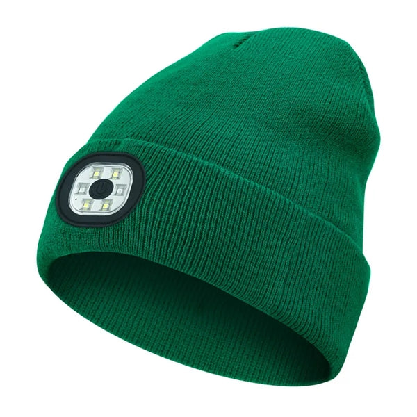 Outdoor Cycling LED Knitted Beanie Hat