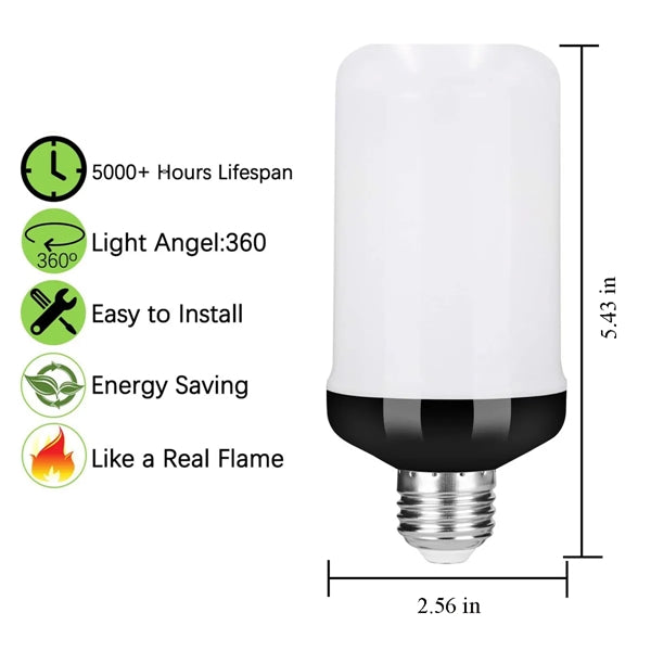 Halloween Upgraded LED Flame Light Bulb