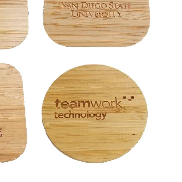 Bamboo Round Wireless Charger