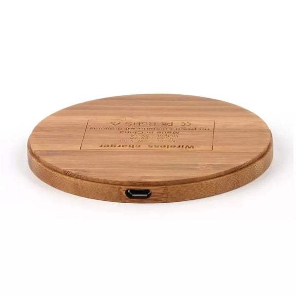 Bamboo Round Wireless Charger