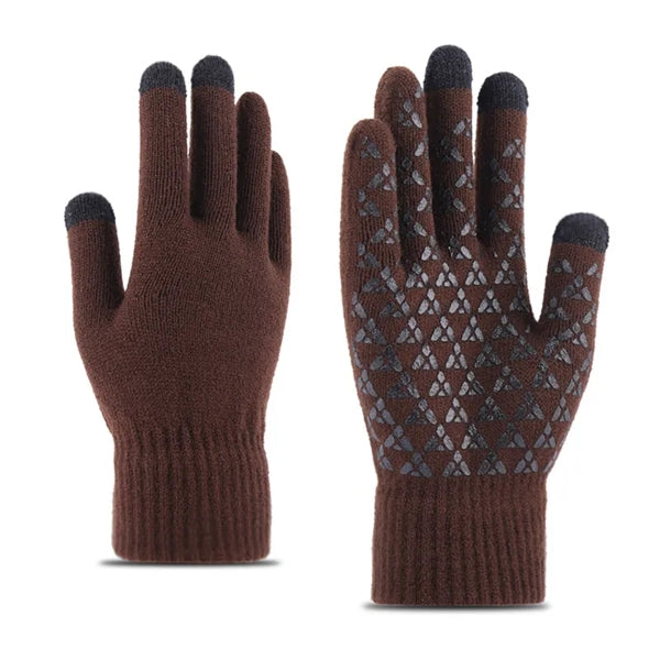 Thickened Warm Touch Screen Knit Glove
