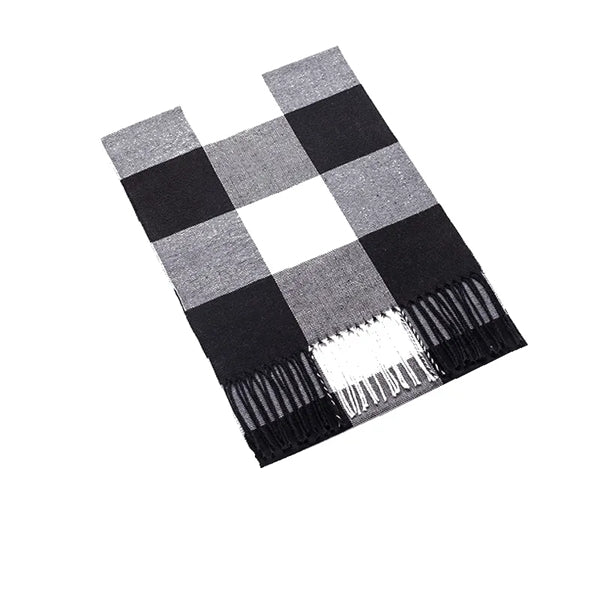 Warm Plaid Buffalo Blanket Scarf