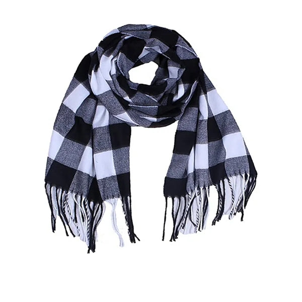 Warm Plaid Buffalo Blanket Scarf